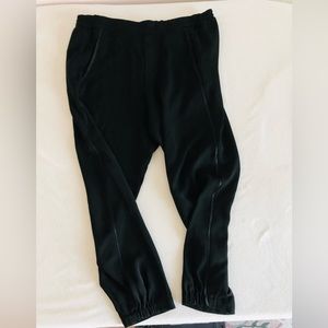 Vince jogger with satin stripe down the side of the leg